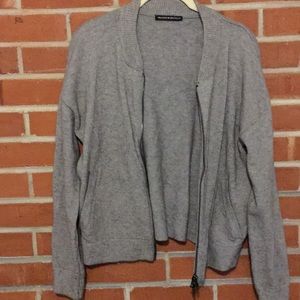 Brandy Melville zip up sweater